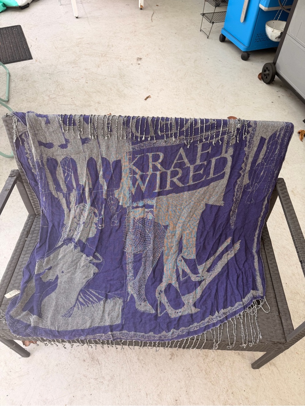 Vintage Diesel scarf purple
